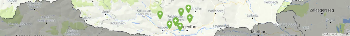 Kartenansicht für Apotheken-Notdienste in der Nähe von Deutsch-Griffen (Sankt Veit an der Glan, Kärnten)